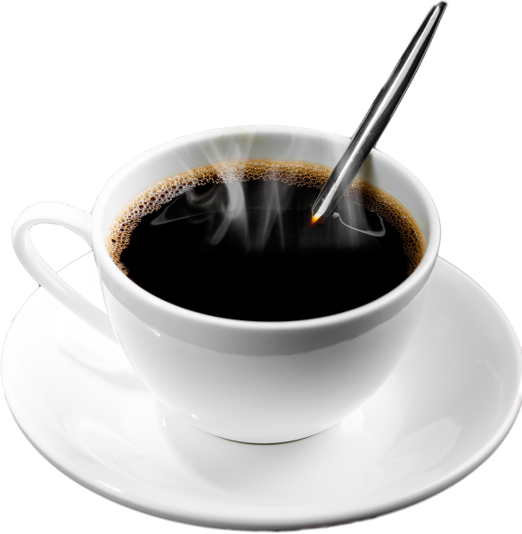 Кофе на белом фоне
