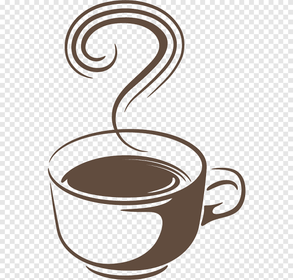 Чашка черно белая