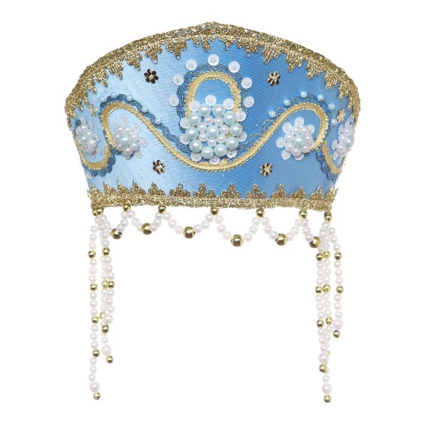 Шапка кокошник Снегурочки