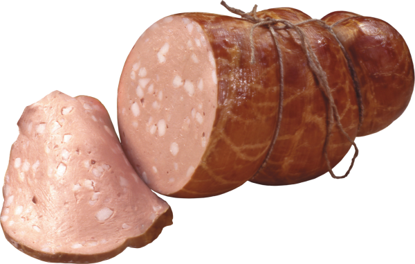 Колбаса без заднего фона