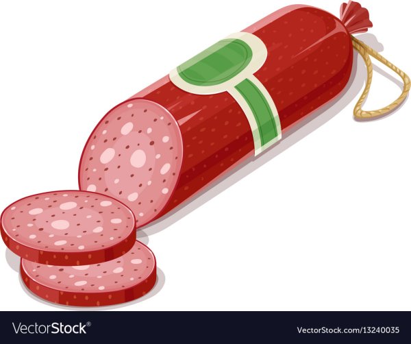 Нарисовать колбасу