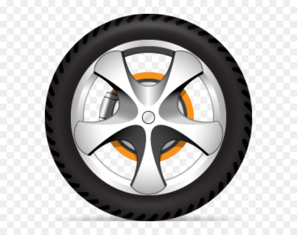 Колесо машины мультяшное