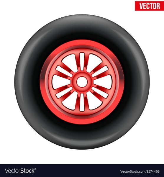 Колесо от машины мультяшное