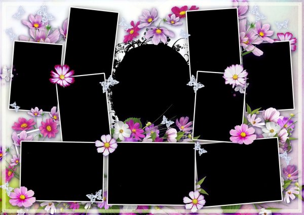 Рамка коллаж PSD