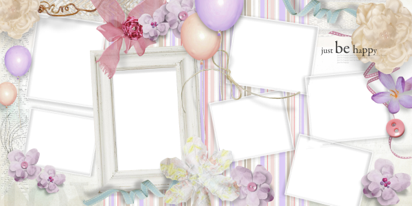 Рамка для коллажа с юбилеем