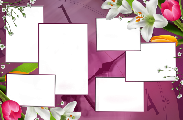 Макет для фотоколлажа