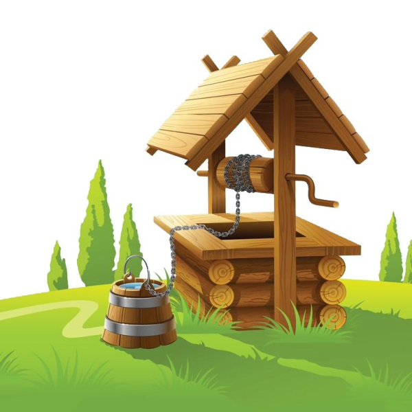 Колодец мультяшный