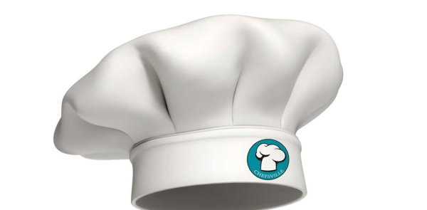 Шапка повара на белом фоне