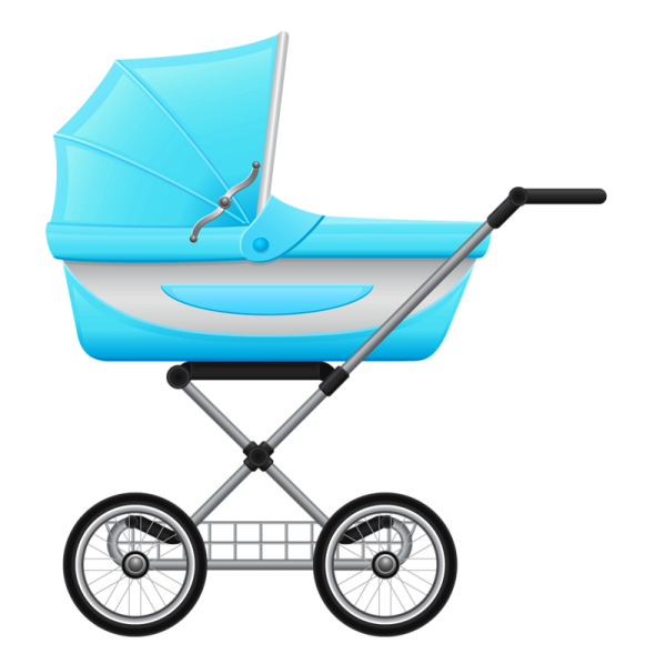 Коляска без фона