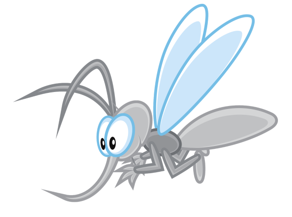 Комар рисунок