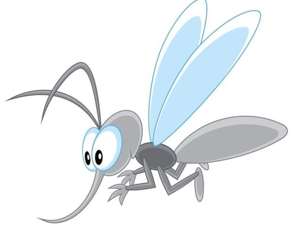 Комар мультяшный