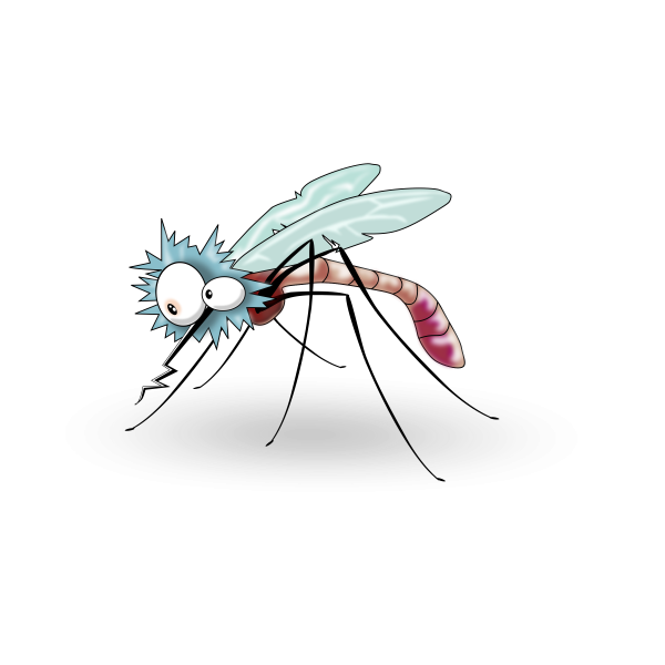 Комар мультяшный