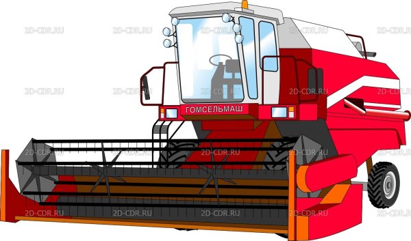 Комбайн мультяшный