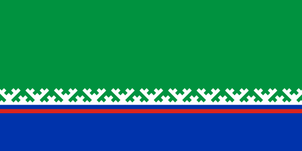 Флаг округа ХМАО