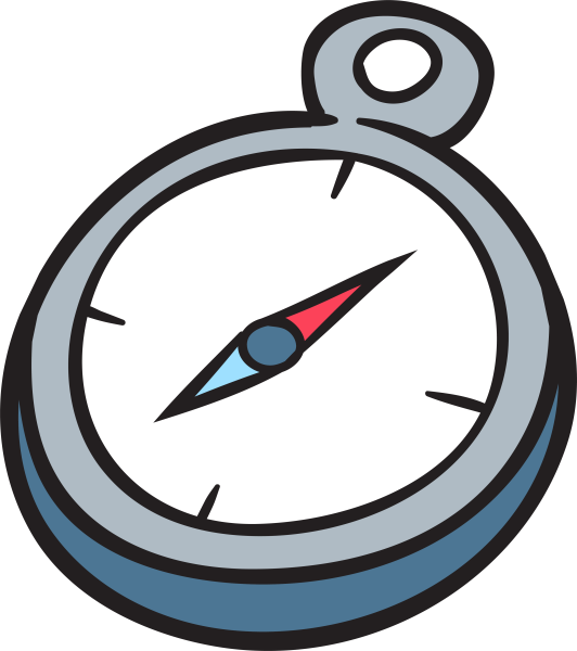 Компас мультяшный