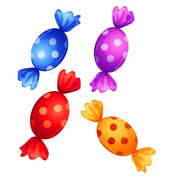 Конфетки мультяшные