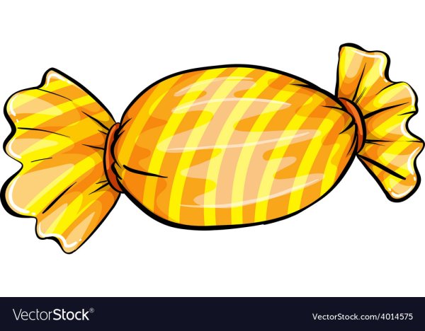 Конфетка в фантике рисунок