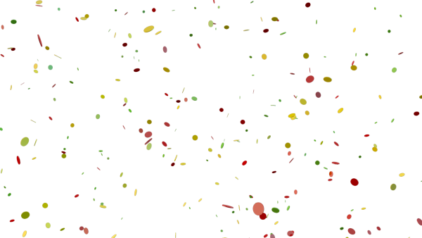 Конфетти на белом фоне