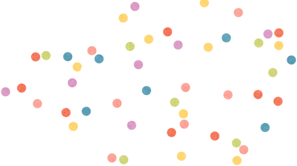 Цветные кружочки на белом фоне