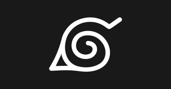 Наруто символ Конохи