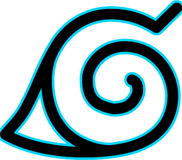 Наруто символ Конохи