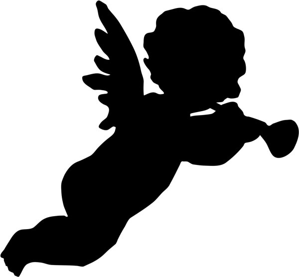 Силуэт ангелочка