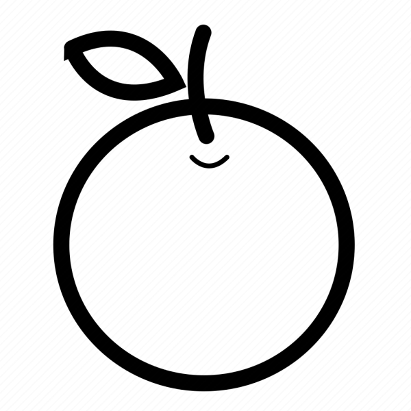 Апельсин вектор