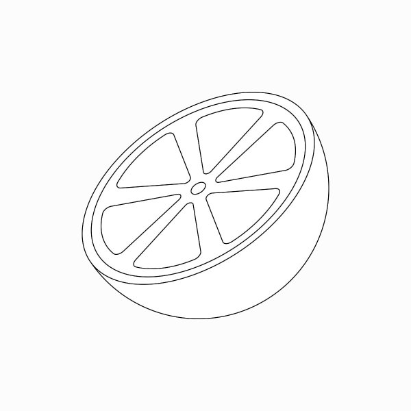 Orange PNG no background