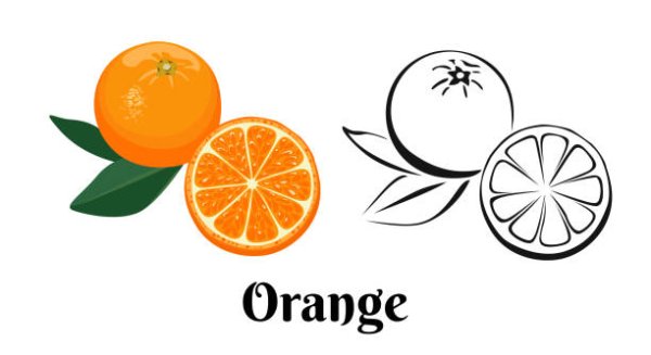 Апельсин очертание