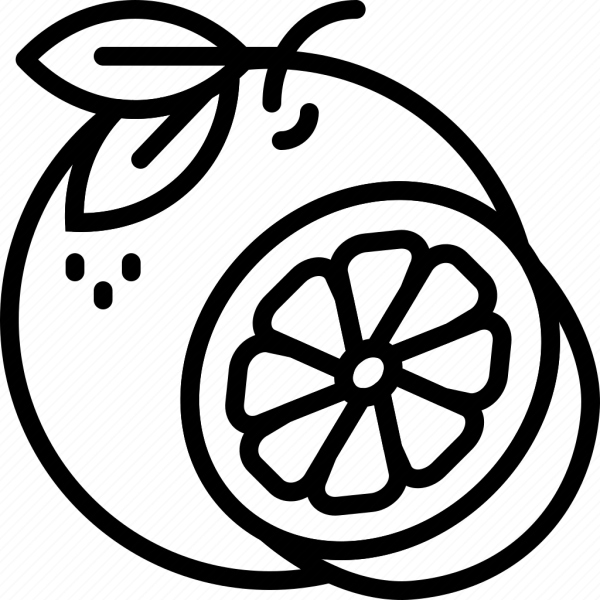 Апельсин рисунок