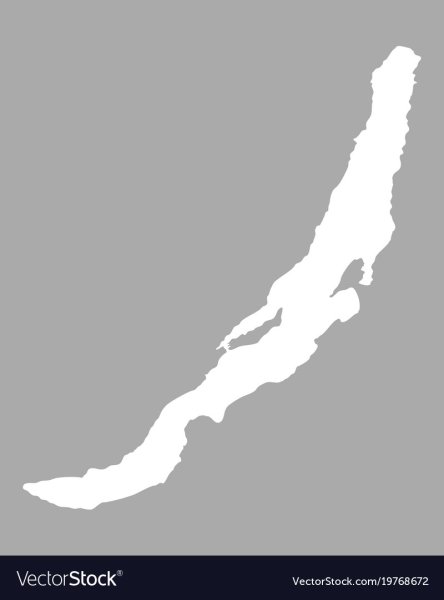 Контур озера Байкал