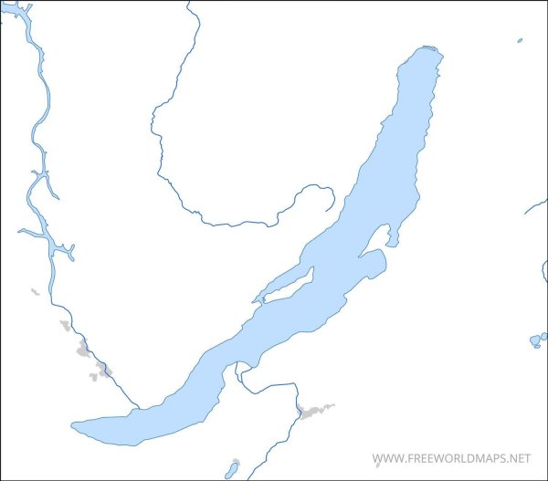 Байкал карта контур