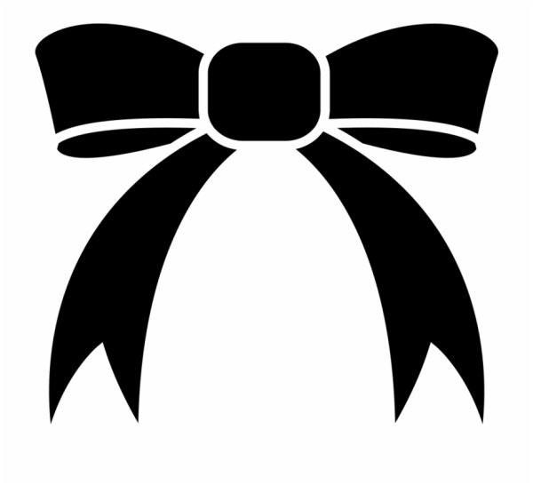 Бантик силуэт