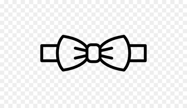 Галстук бабочка трафарет