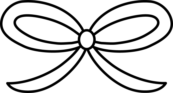 Бант трафарет