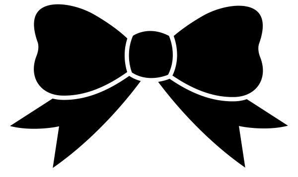 Бантик силуэт