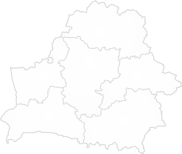 Карта Беларуси контур