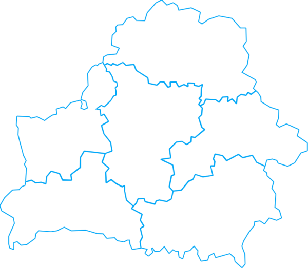 Белоруссия карта контур