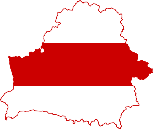 Беларусь карта флаг БЧБ
