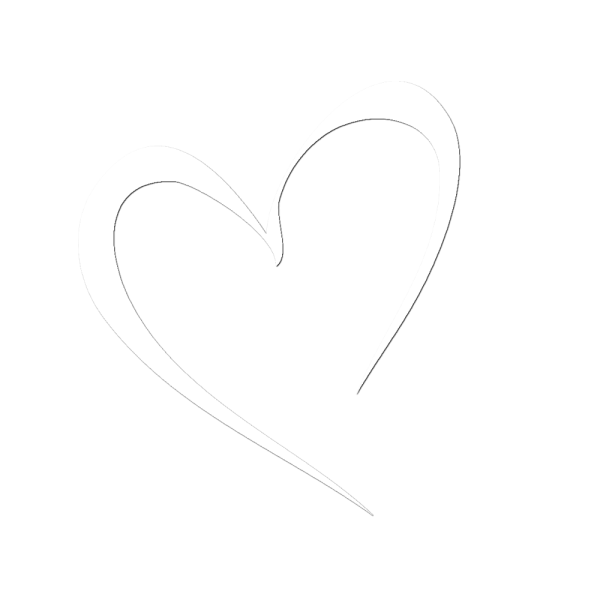 Белые сердечки на прозрачном фоне