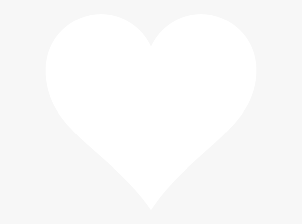 Белое сердце на белом фоне