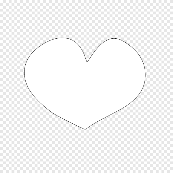 Белое сердечко