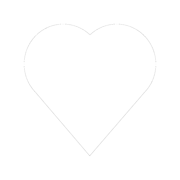 Белое сердце на белом фоне