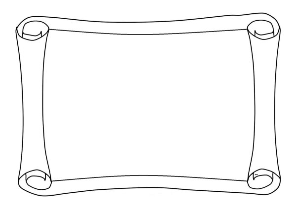 Свиток черно белый