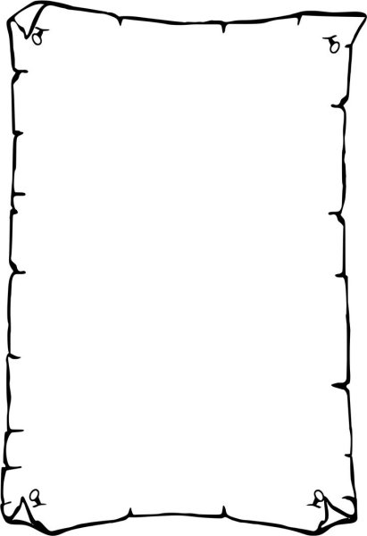 Рамка для текста черно-белая