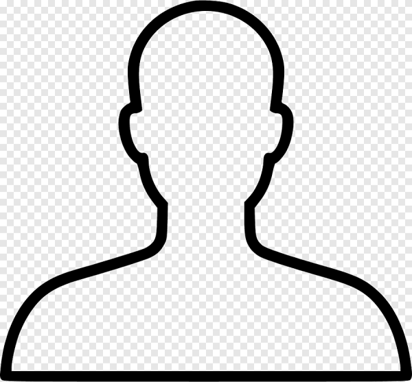 Силуэт головы человека