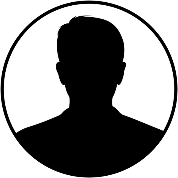 Силуэт лица мужчины