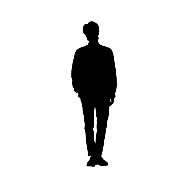 Силуэт человека