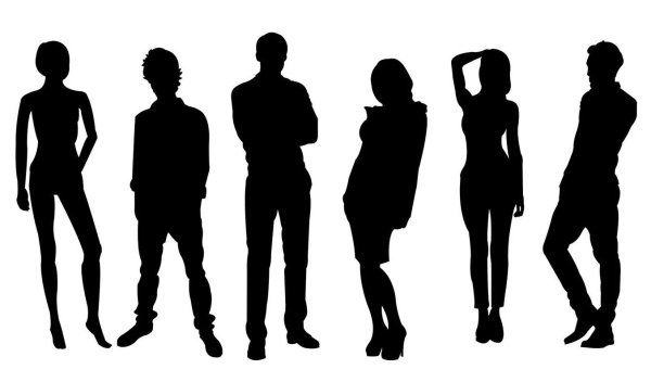 Силуэт человека