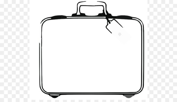 Чемодан трафарет